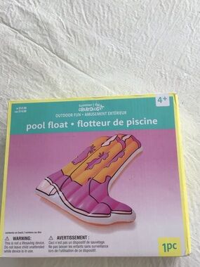 Summer Escapes Creatology Pink & Yellow Kids Pool Float